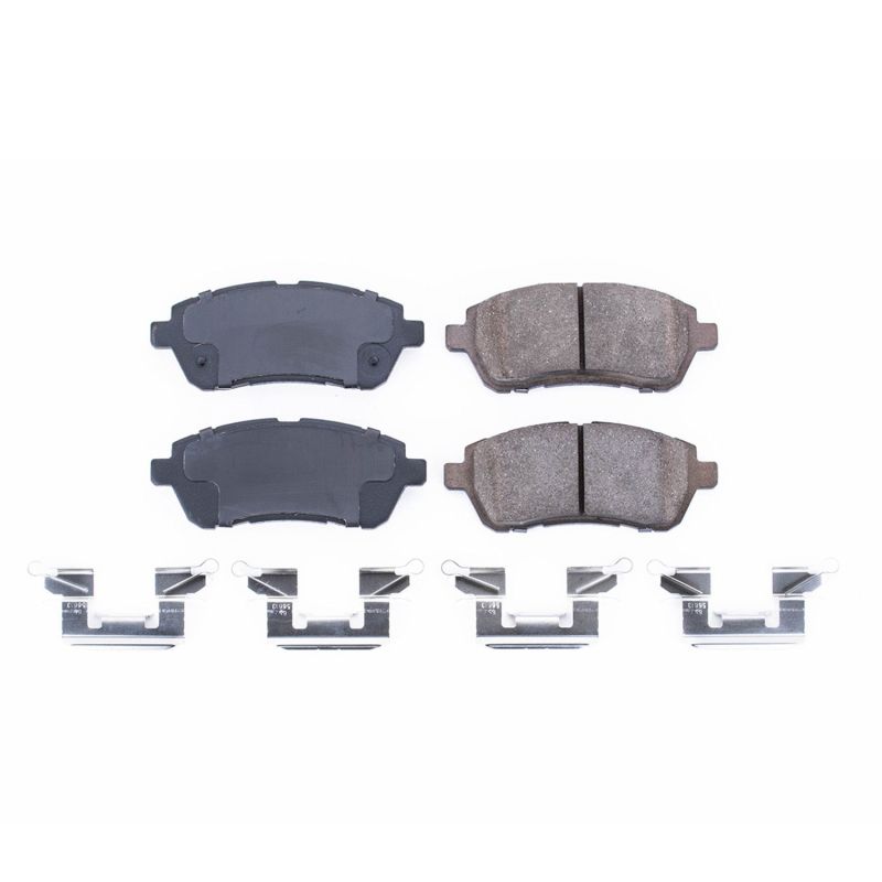 PowerStop Power Stop 11-19 Ford Fiesta Front Z17 Evolution Ceramic Brake Pads w/Hardware