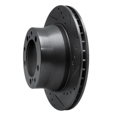 R1 Concepts R1 87-97 Porsche 944 Except Turbo Rear Right Drilled & Slotted Black Brake Rotor