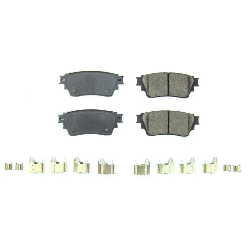 PowerStop Power Stop 2019 Mitsubishi Eclipse Cross Rear Z17 Evolution Ceramic Brake Pads w/Hardware