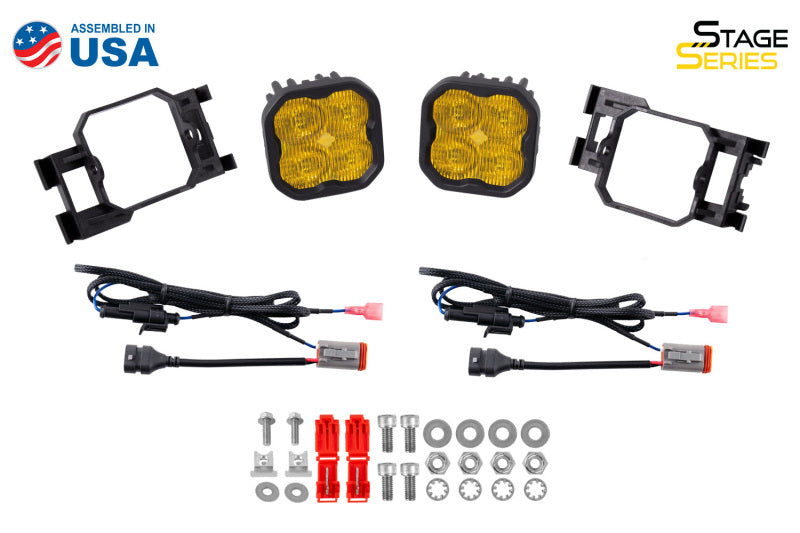 Diode Dynamics SS3 Sport Type X Kit ABL - White SAE Fog