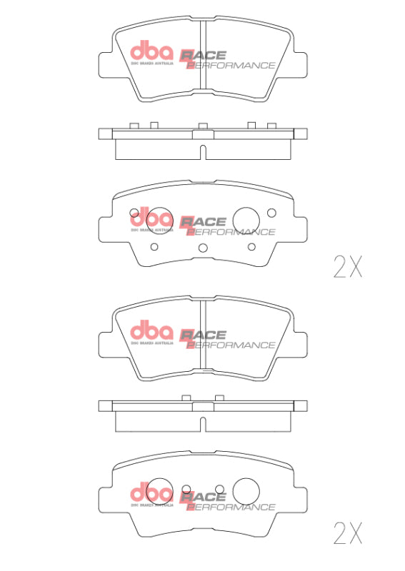 DBA 21-23 Hyundai Kona N-Line Rear RP Performance Brake Pads