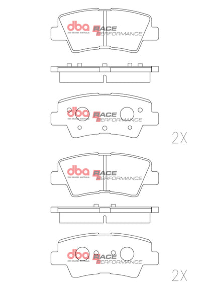 DBA 21-23 Hyundai Kona N-Line Rear RP Performance Brake Pads