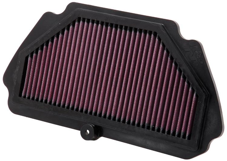 K&N Engineering K&N Replacement Air Filter 09-12 Kawasaki ZX6R Ninja 600 / 09-10 ZX6R Ninja Monster Energy 600