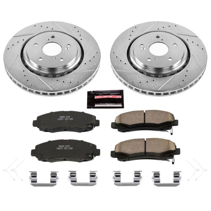 PowerStop Power Stop 15-19 Acura TLX Front Z23 Evolution Sport Brake Kit