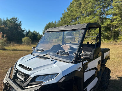 Seizmik 24+Kawasaki Ridge Ranch Tool Less Windshield - UV
