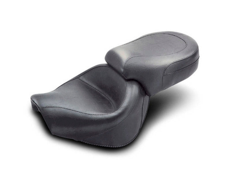 Mustang Motorcycle Mustang 98-03 Honda VT750 Ace Wide Touring 2PC Seat - Black