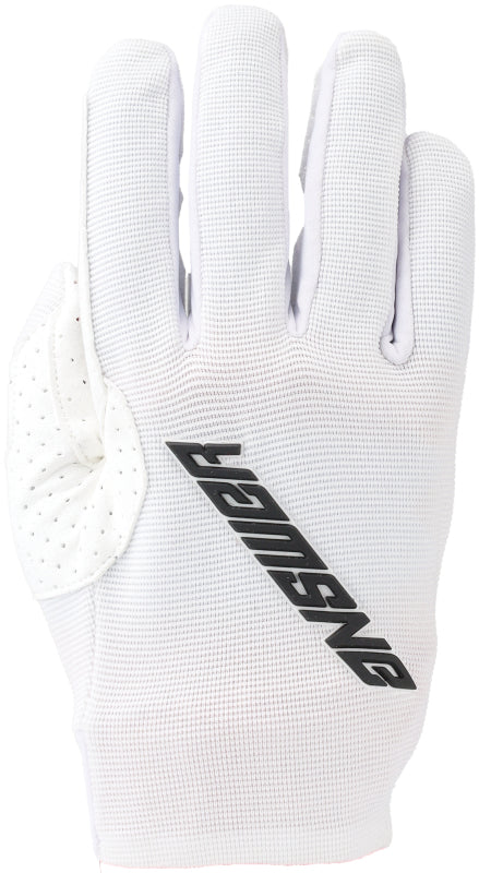 Answer Aerlite Gloves White/Black Logo Youth - XS