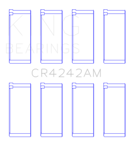 King Engine Bearings Honda B16A2/B16A3 (Size +0.25mm) Connecting Rod Bearing Set