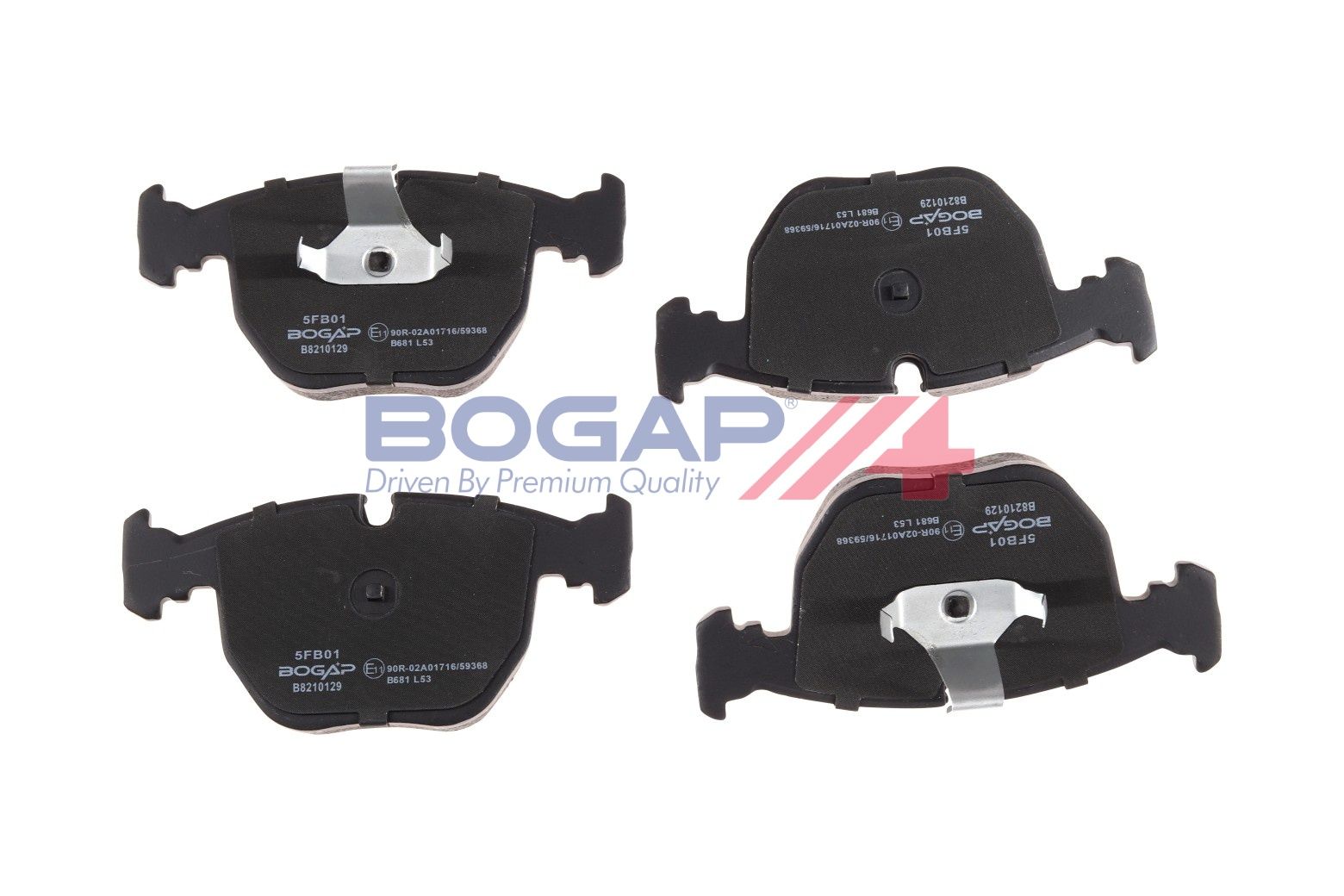 BOGAP B8210129 Brake Pad Set, Disc Brake | ML Performance Car Parts