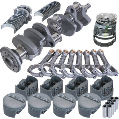 Eagle Chevy 350 3.750in Crank 5.700in I-Beam Rods -5cc Flat Top 4.060in Pistons Rotating Assembly