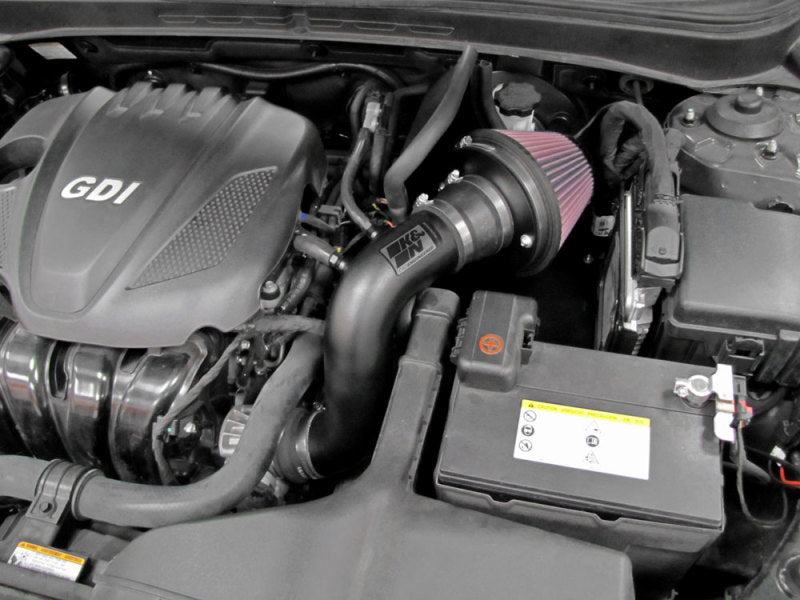 K&N Engineering K&N 11-14 Hyundai Sonata 2.4L L4/13-15 Kia Optima 2.4L L4 Typhoon Short Ram Intake