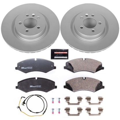 PowerStop Power Stop 2017 Land Rover Discovery Front Euro-Stop Brake Kit