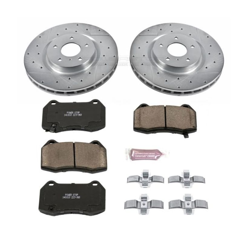 PowerStop Power Stop 03-04 Infiniti G35 Front Z23 Evolution Sport Brake Kit