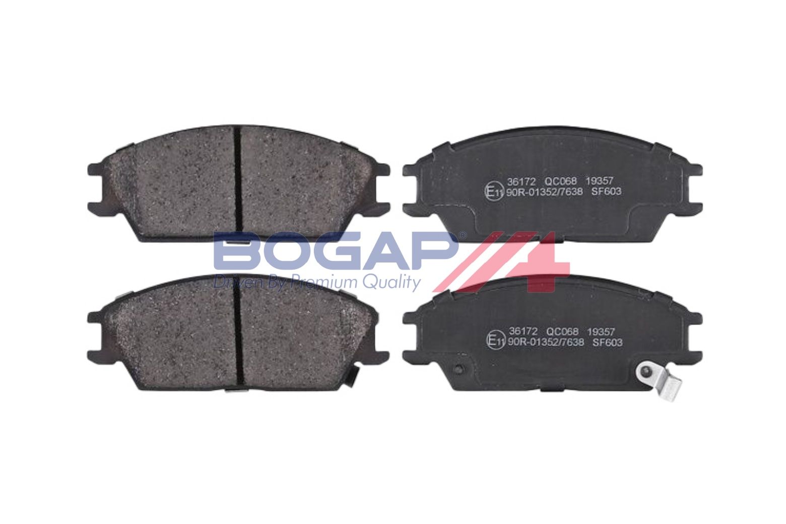 BOGAP Y8210278 Brake Pad Set, Disc Brake | ML Performance Car Parts