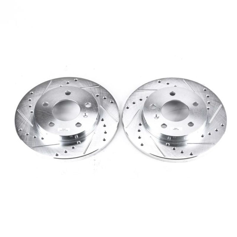 PowerStop Power Stop 05-09 Buick Allure Rear Evolution Drilled & Slotted Rotors - Pair