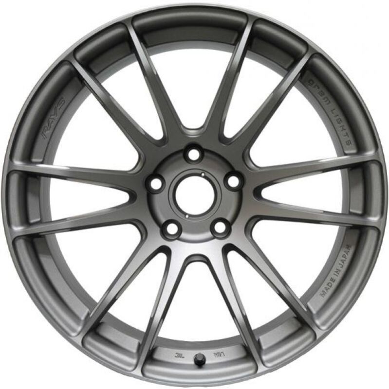 Gram Lights 57XTREME Spec-D 18x9.5 +38 5x100 Semi Gloss Black Wheel