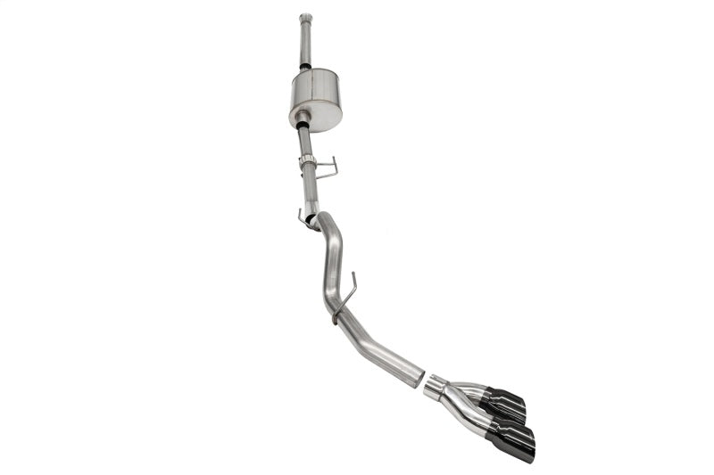 CORSA Performance Corsa 2021-2025 Ford F-150 SuperCrew/6.5in Bed 3.5L V6 Sport Cat-Back Single Side Exit-
