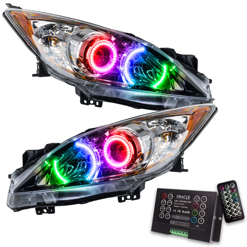 ORACLE Lighting Oracle 10-13 Mazda 3 SMD HL - Halogen - ColorSHIFT w/ 2.0 Controller
