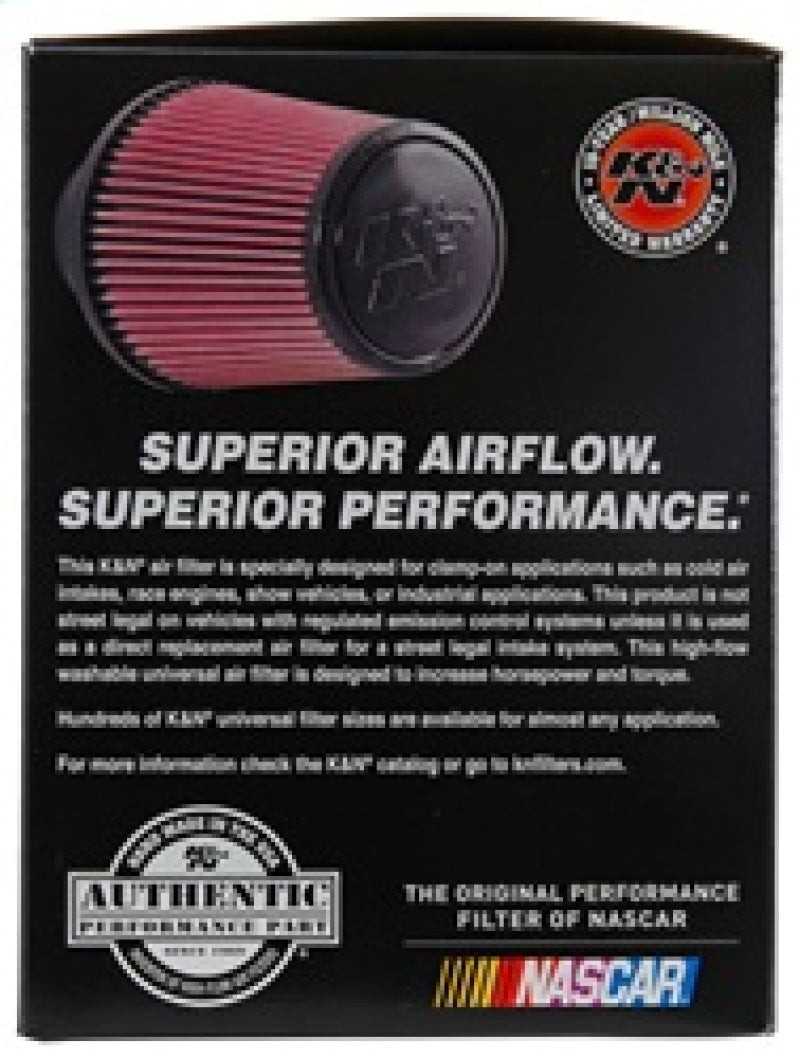 K&N Engineering K&N Universal Air Filter (4in. Flange / 6in. Base OD / 4-5/8in. Top OD / 6in. Height)