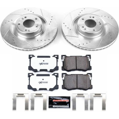 PowerStop Power Stop 15-16 Hyundai Genesis Front Z26 Street Warrior Brake Kit