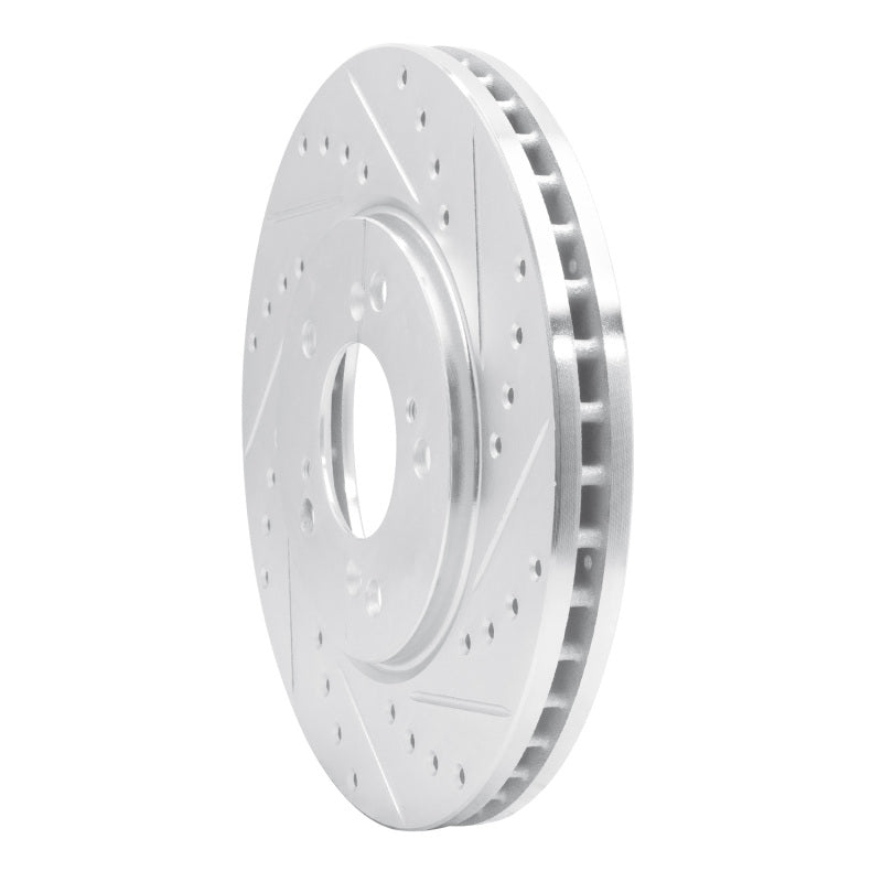 R1 Concepts R1 91-96 Acura NSX Front Right Drilled & Slotted Silver Brake Rotor