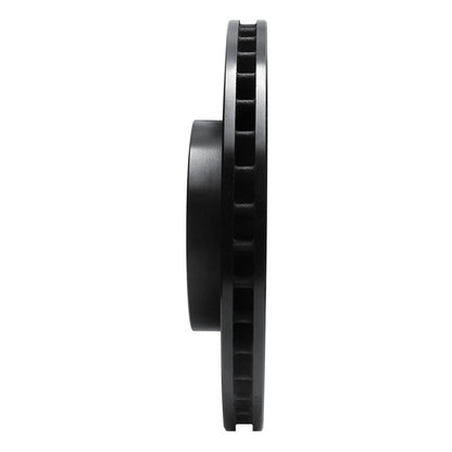 R1 Concepts R1 99-09 Volvo S60 Front Right Drilled & Slotted Black Brake Rotor