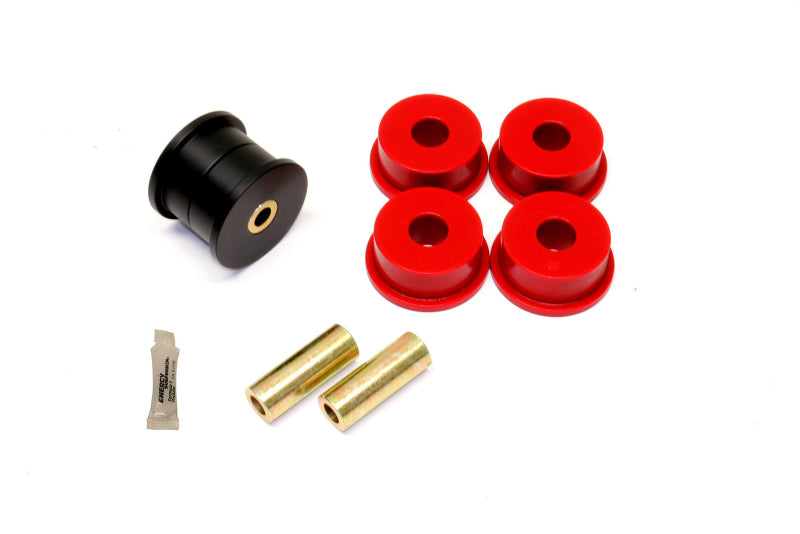 BMR Suspension BMR 12-15 5th Gen Camaro Differential Mount Bushing Kit (Poly/Delrin Combo) - Black/Red