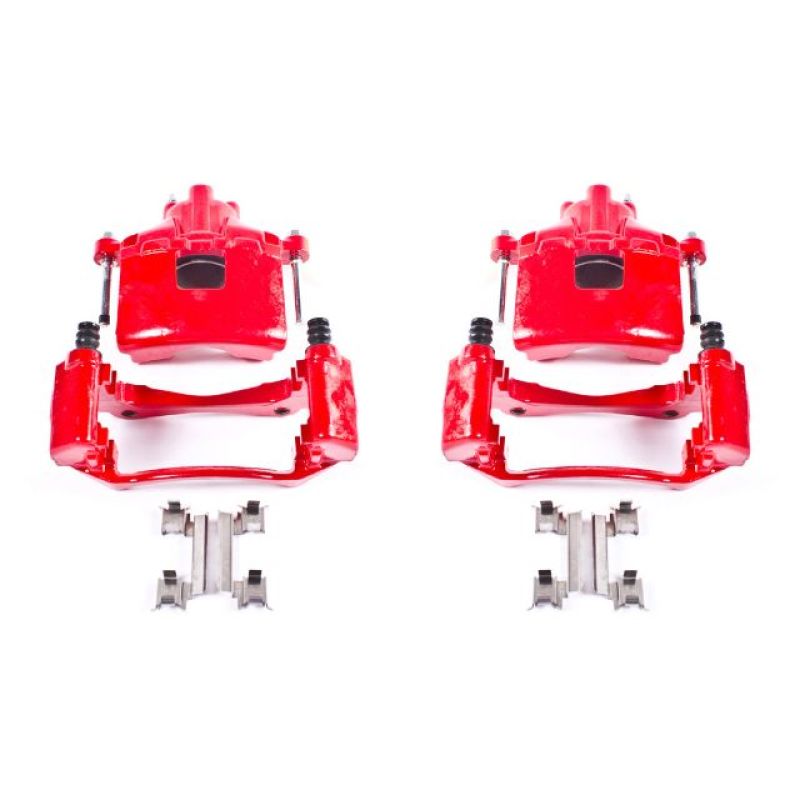PowerStop Power Stop 05-09 Buick Allure Front Red Calipers w/Brackets - Pair