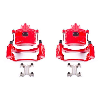 PowerStop Power Stop 05-09 Buick Allure Front Red Calipers w/Brackets - Pair