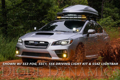 Diode Dynamics 15-21 Subaru WRX/STi Pro SS3 LED Ditch Light Kit - White Combo