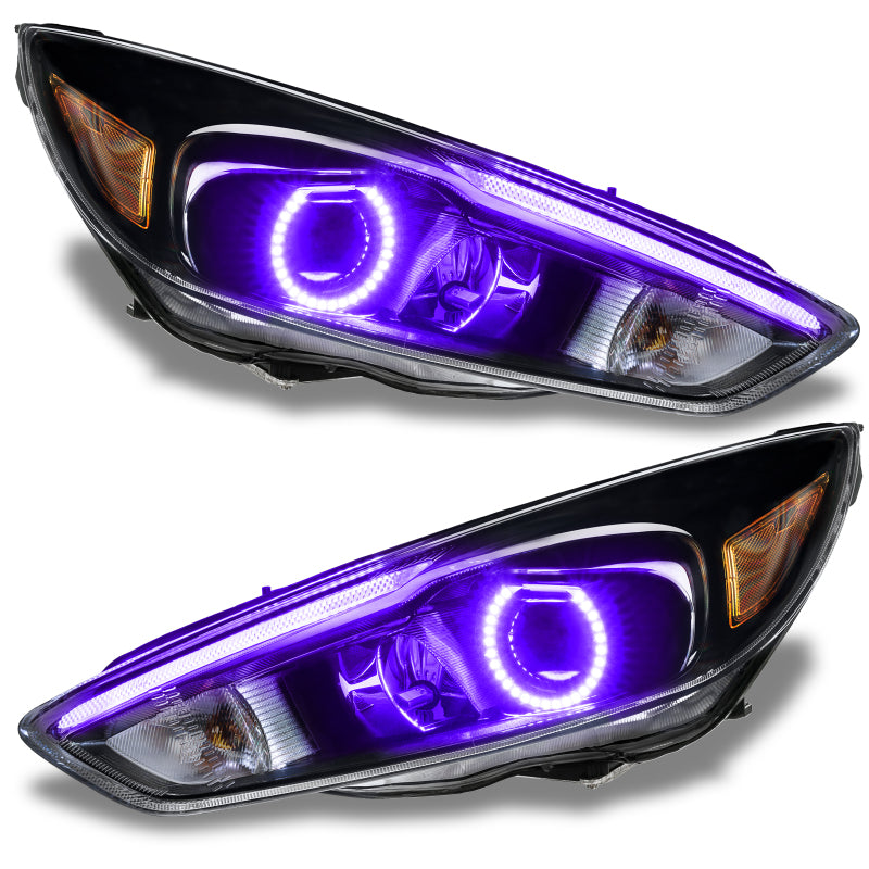 ORACLE Lighting Oracle 15-17 Ford Focus RS/ST DRL Upgrade w/ Halo Kit - ColorSHIFT w/ BC1 Controller