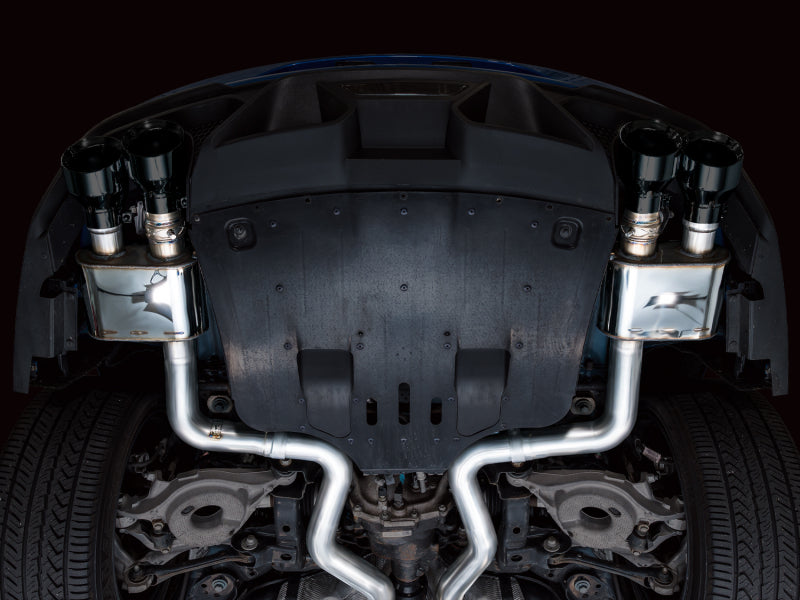 AWE Tuning 21-23 Ford Mustang Mach 1 SwitchPath Cat-Back Exhaust w/ Quad Diamond Black Tips