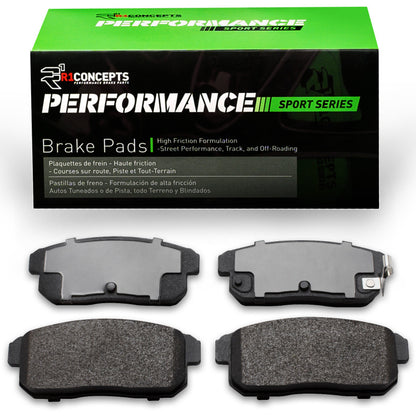 R1 Concepts R1 04-11 Mazda RX-8 Rear Performance Sport Brake Pads