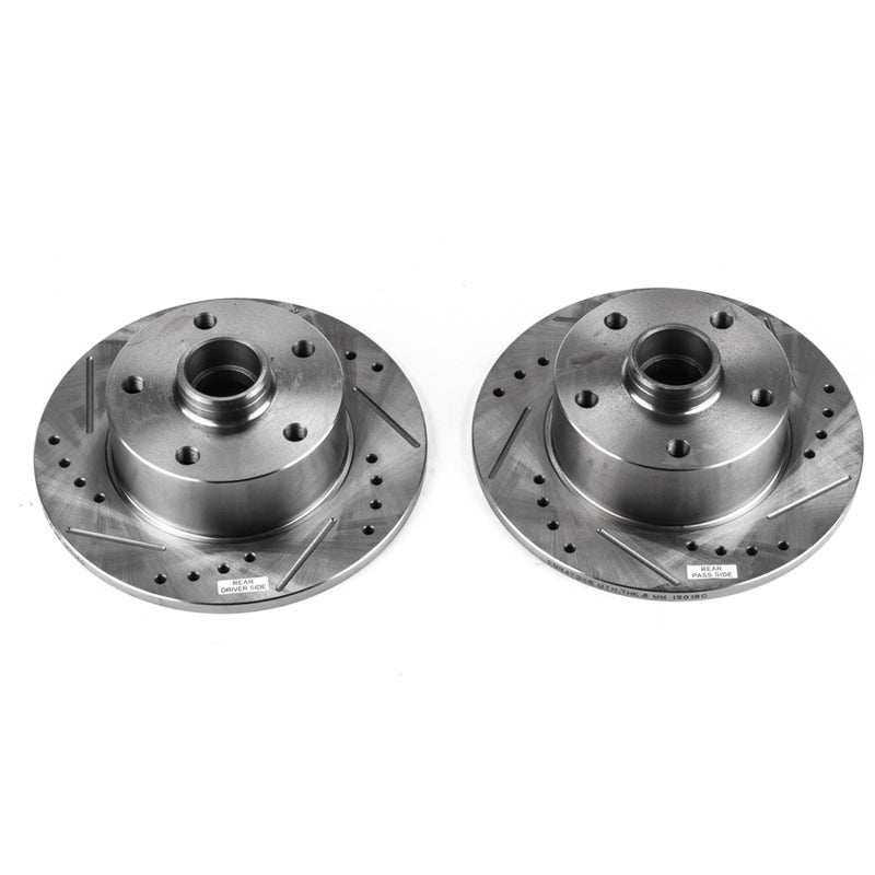 PowerStop Power Stop 96-01 Audi A4 Rear Evolution Drilled & Slotted Rotors - Pair