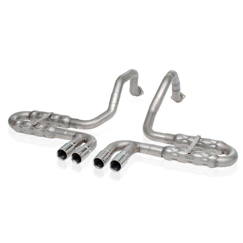 Stainless Works 1997-04 Corvette C5 2-1/2in Axle Back Quad Rolled Edge Tips