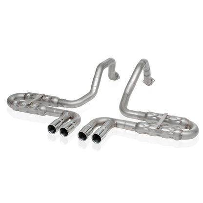 Stainless Works 1997-04 Corvette C5 2-1/2in Axle Back Quad Rolled Edge Tips