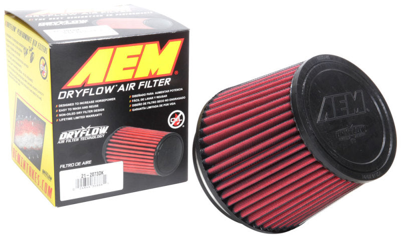 AEM Induction AEM 5 in x 5 in Dryflow Air Filter
