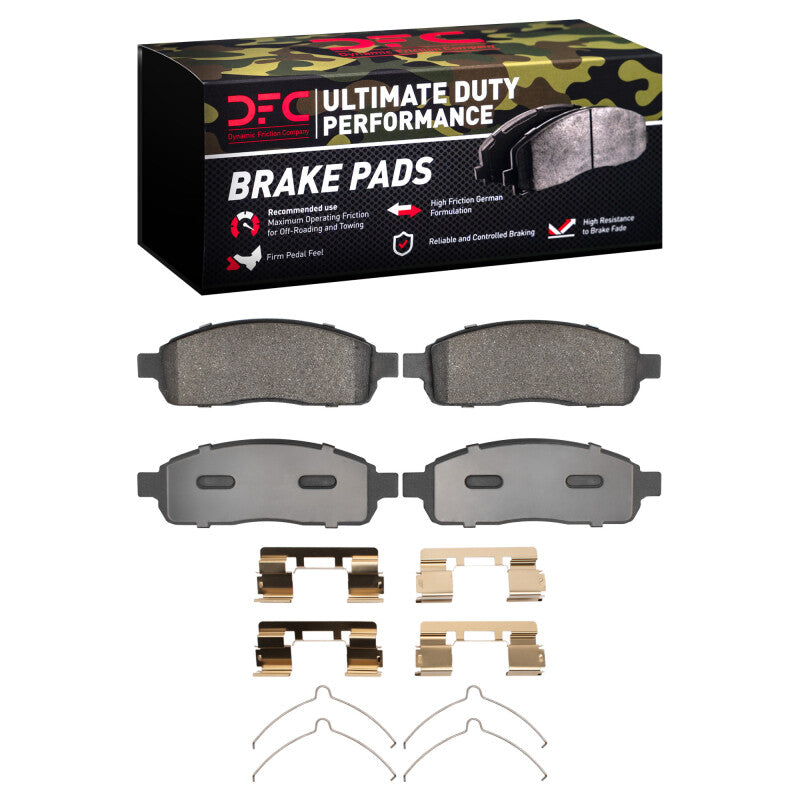 DFC 04-09 Ford F-150 4WD Front Ultimate Duty Performance Brake Pads and Hardware Kit