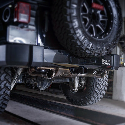 Stainless Works 2007-17 Jeep Wrangler Axle Back Exhaust
