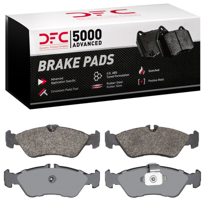 DFC 02-06 Dodge Sprinter 3500 Rear 5000 Advanced Semi Metallic Brake Pads