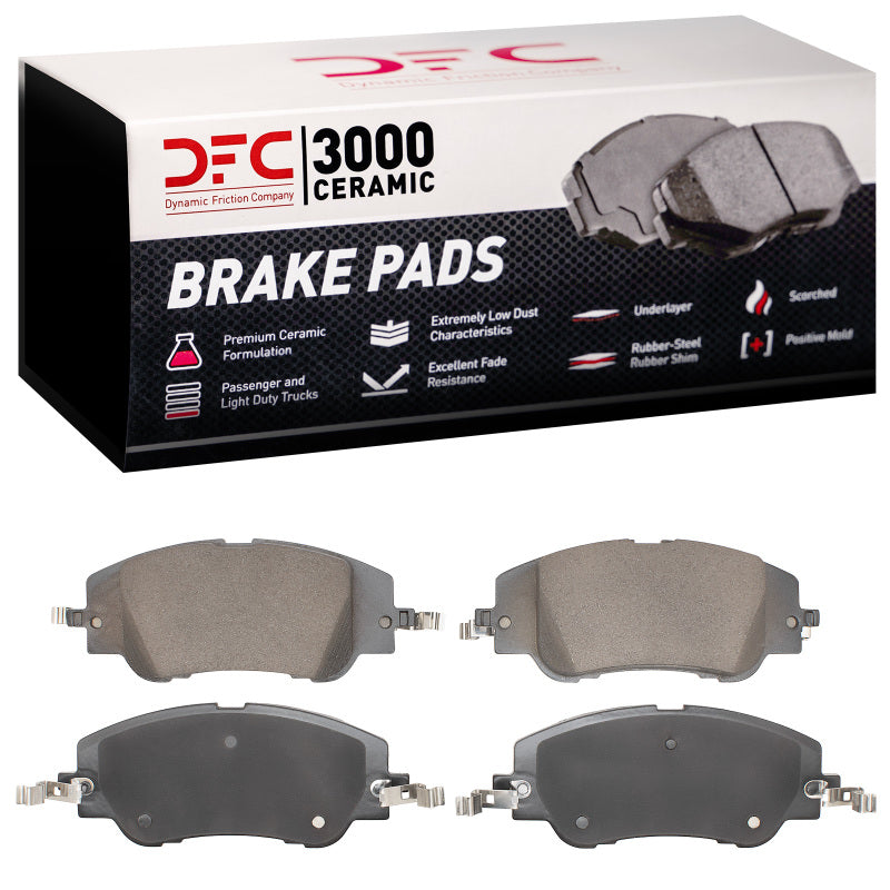 DFC 22-23 Peugeot 8 (Mexico) Front 3000 Ceramic Brake Pads