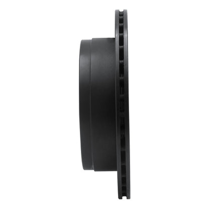 R1 Concepts R1 88-95 Nissan Pathfinder Rear Left Drilled & Slotted Black Brake Rotor