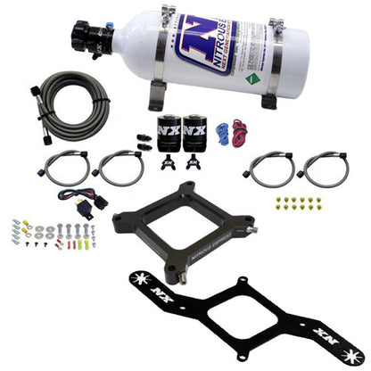 Nitrous Express 4150 Assassin Plate Stage 6 Nitrous Kit (50-300HP) w/5lb Bottle