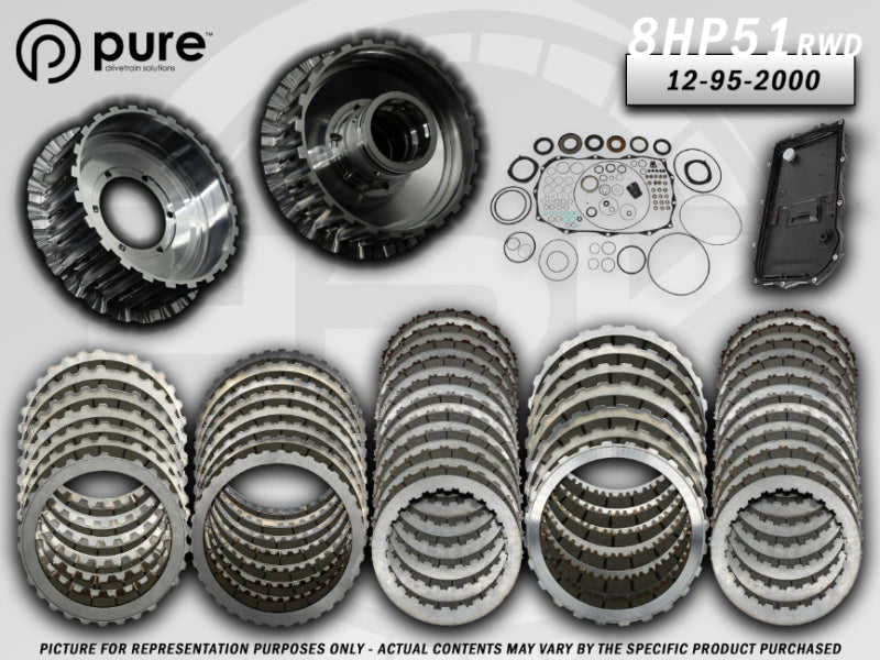Pure Drivetrain Solutions Pure Drivetrain 8HP51 High Performance Transmission Hard Parts Kit - RWD - Stage 2