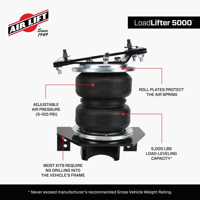 Air Lift LoadLifter 5000 Air Spring Kit 2020 Ford F-250 F-350 4WD SRW