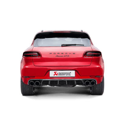 Akrapovic 2014 Porsche Macan Turbo (95B) Evolution Line Cat Back (Titanium) w/ Carbon Fiber Tips