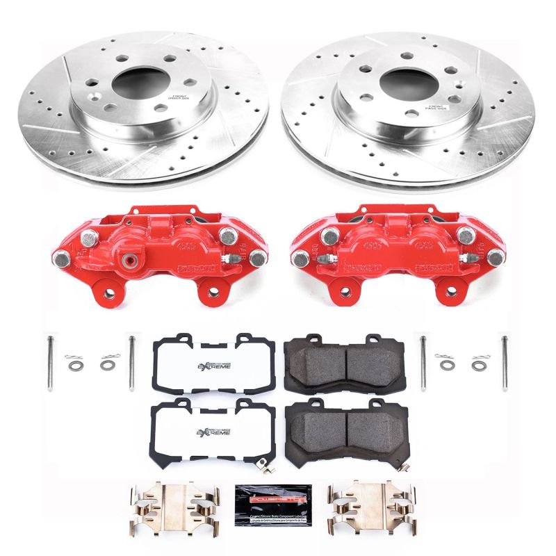 PowerStop Power Stop 15-20 GMC Canyon Front Z36 Truck & Tow Kit w/Cals