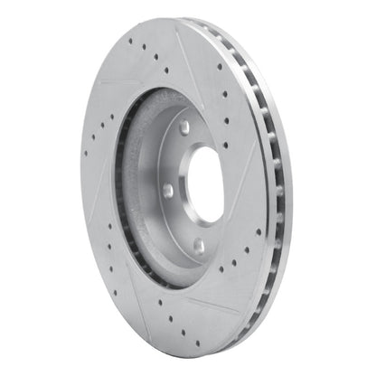 R1 Concepts R1 13-25 Nissan ALTIMA Front Left Drilled & Slotted Silver Brake Rotor
