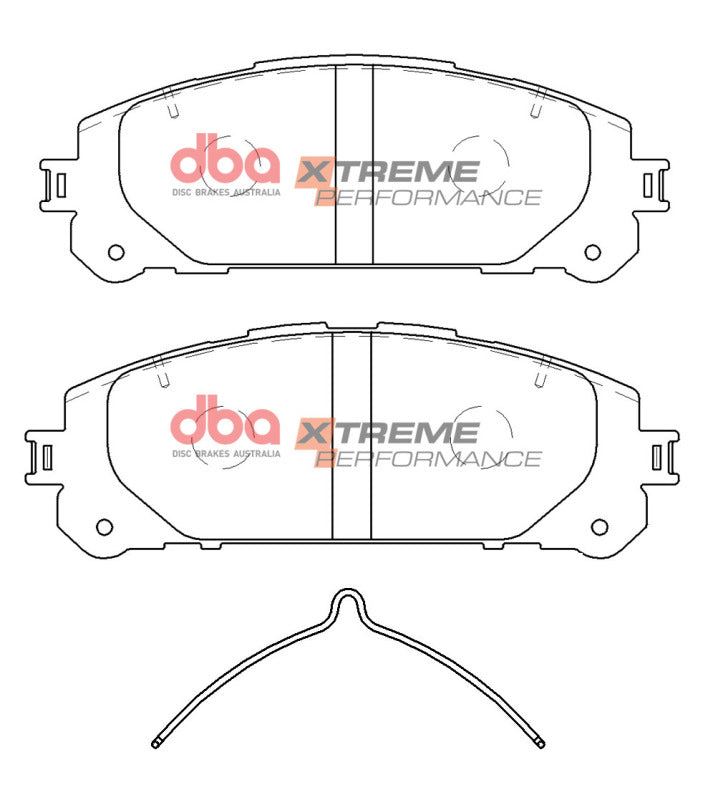 DBA 20-22 Toyota Highlander Front XP Performance Brake Pads