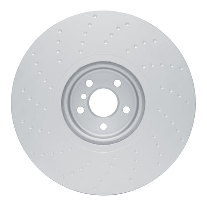 DFC 19-22 BMW X5 Right Front GeoSPEC Coated Rotor - Dimpled